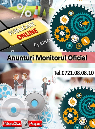 Anunturi Monitorul Oficial